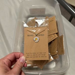 *BULK 27 PCS* Sunflower Necklace Collar Daisy Flower Necklace Pendants